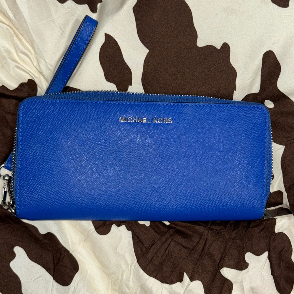 Blue MK wallet